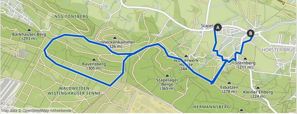 Drei-Wege-Wanderung Drei-Wege-Wanderung